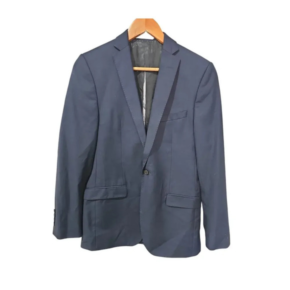 Santander Men's Blazer Navy Blue Size 32 - Picture 1 of 3